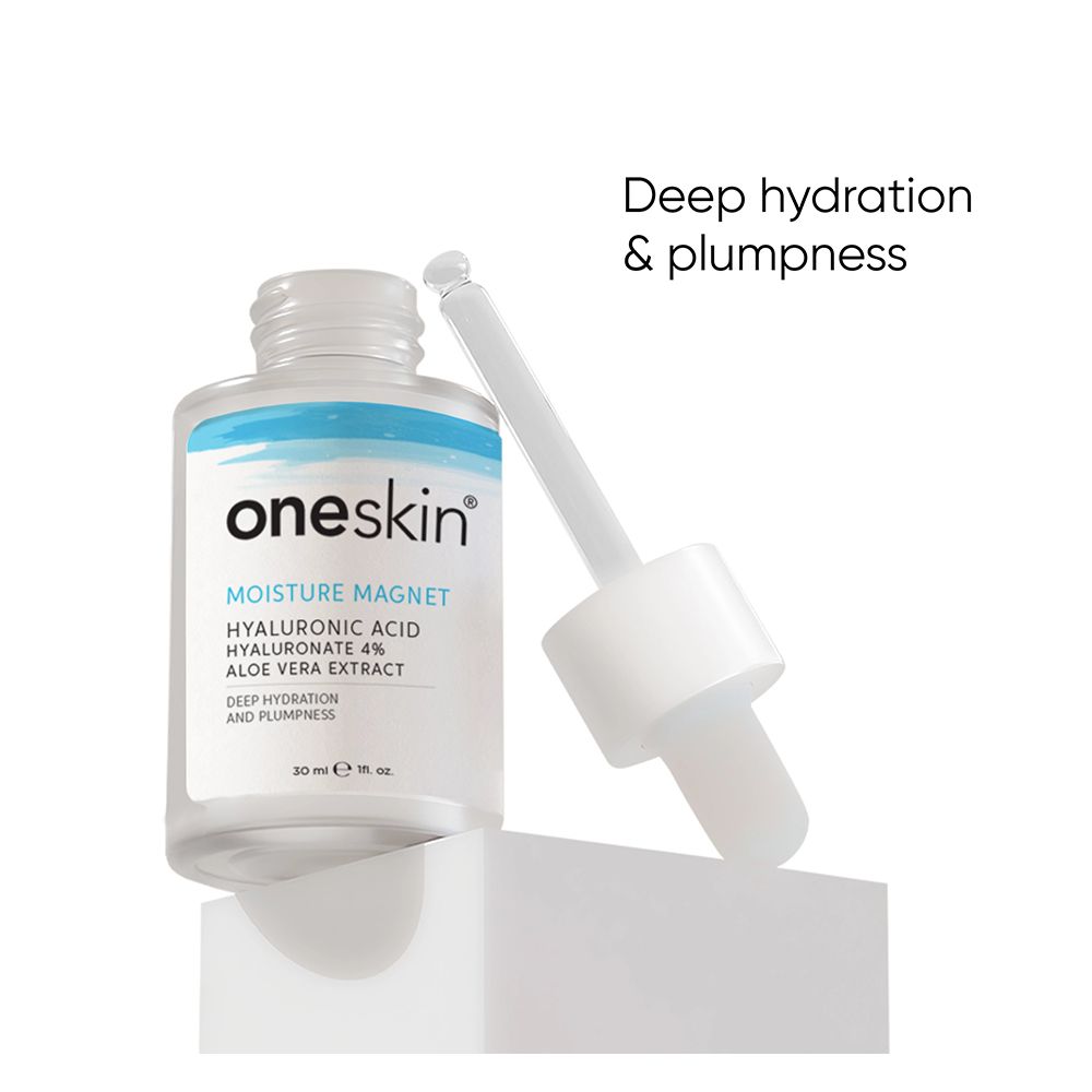 Oneskin Moisture Magnet Serum with Hyaluronic Acid 4% & Aloe Vera, 30ml - Main Image