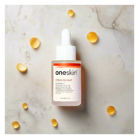 Oneskin Citrus Delight Serum with Vitamin C 5%, Alpha Arbutin 1% & Bearberry, 30ml - Image 3