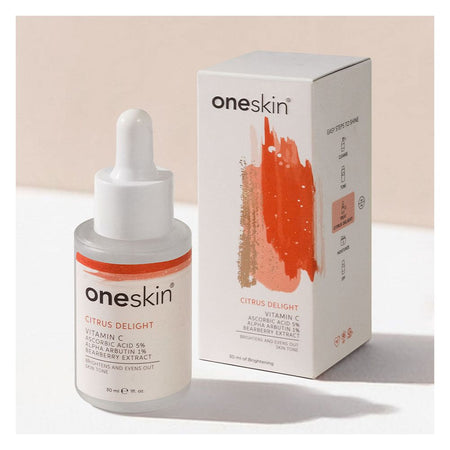 Oneskin Citrus Delight Serum with Vitamin C 5%, Alpha Arbutin 1% & Bearberry, 30ml - Image 4