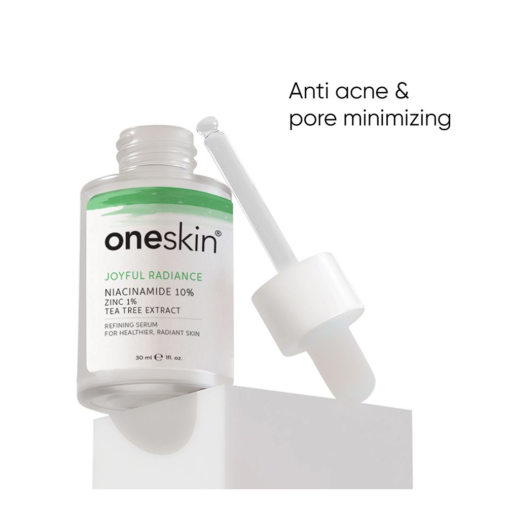 Oneskin Joyful Radiance Serum with Niacinamide 10%, Zinc 1% & Tea Tree, 30ml - Main Image