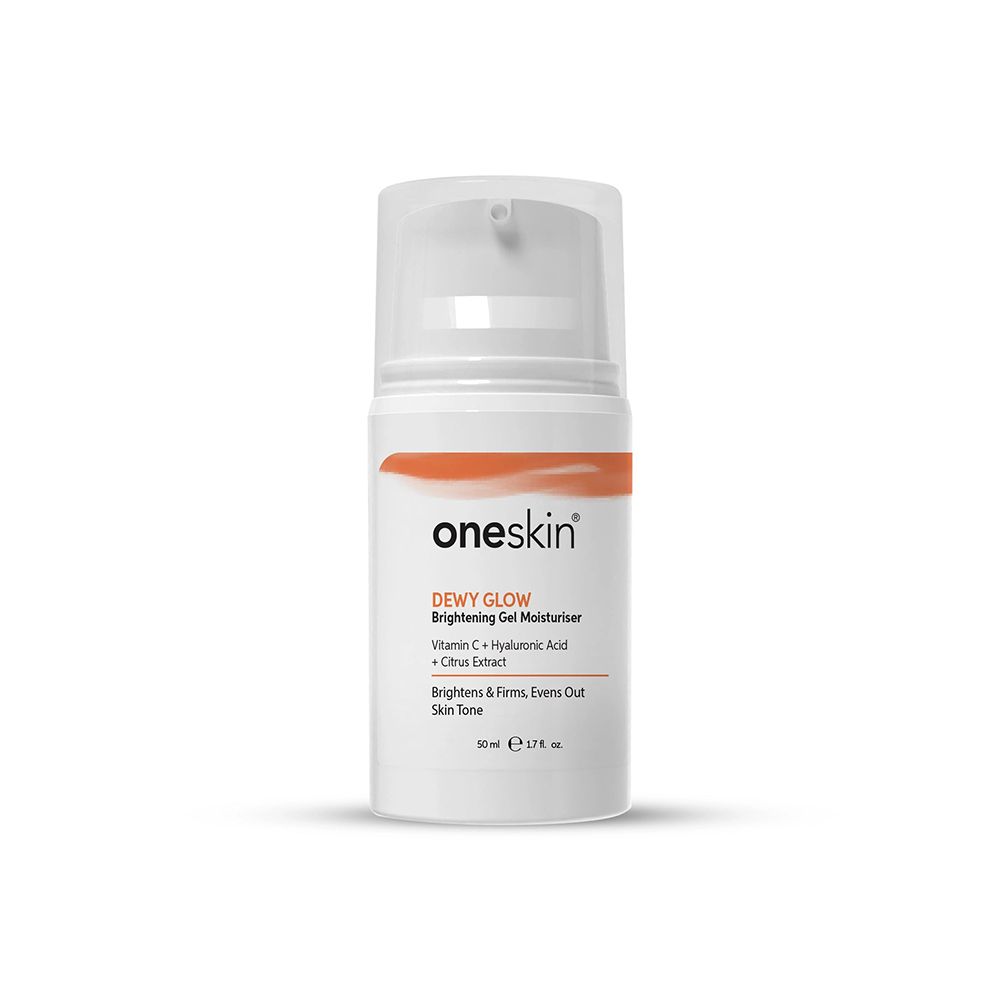 Oneskin Dewy Glow Brightening Gel Moisturizer with Vitamin C, Hyaluronic Acid & Citrus, 50ml - Main Image