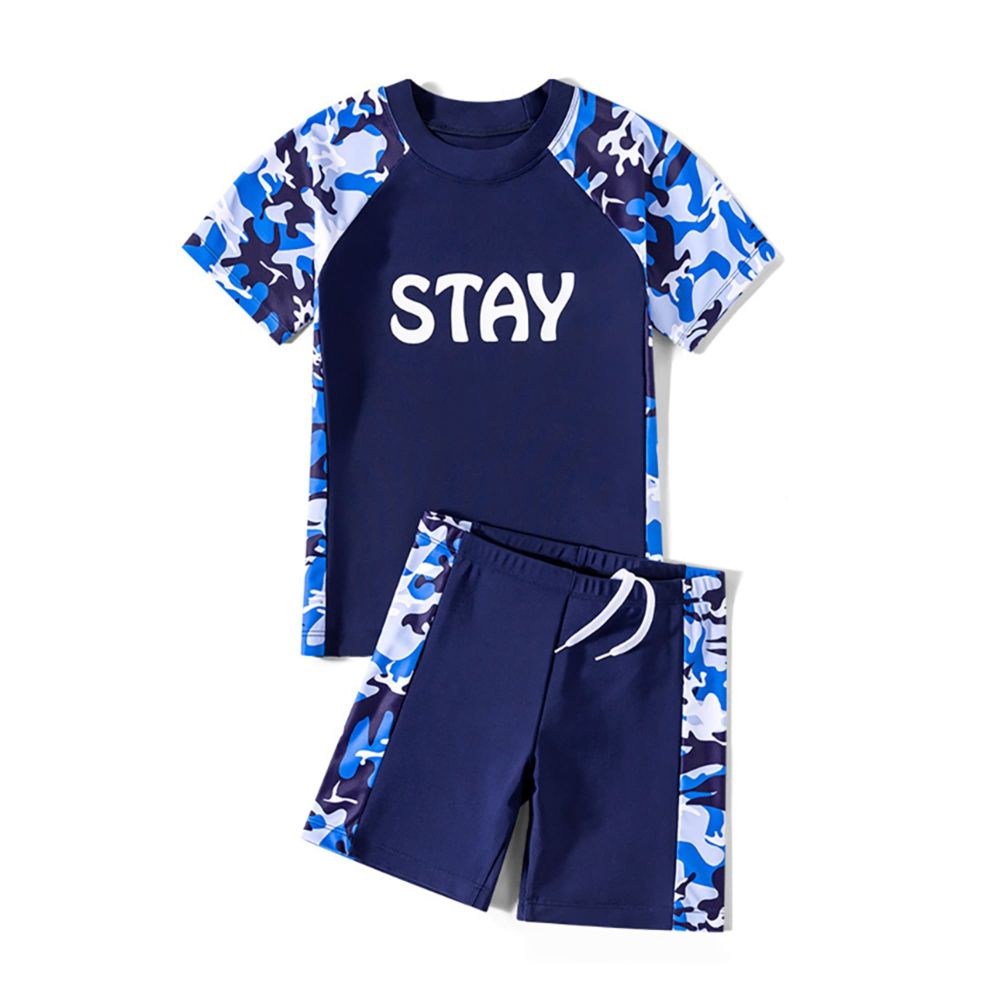 Boys 2-Piece Swimsuit, Swimwear Bathing Suit For 5 Years, Quick-Dry, 080 - Main Image