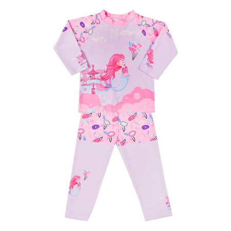 Girls 2-Piece Swimsuit, Swimwear Bathing Suit For 6-7 Years, Quick-Dry, 2888 - Main Image