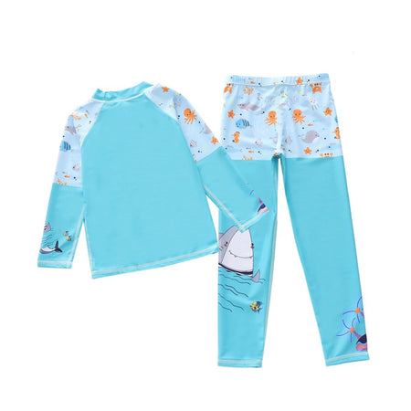 Kids 2-Piece Swimsuit, Swimwear Bathing Suit For 7-9 Years, P2418-17XY - Image 2