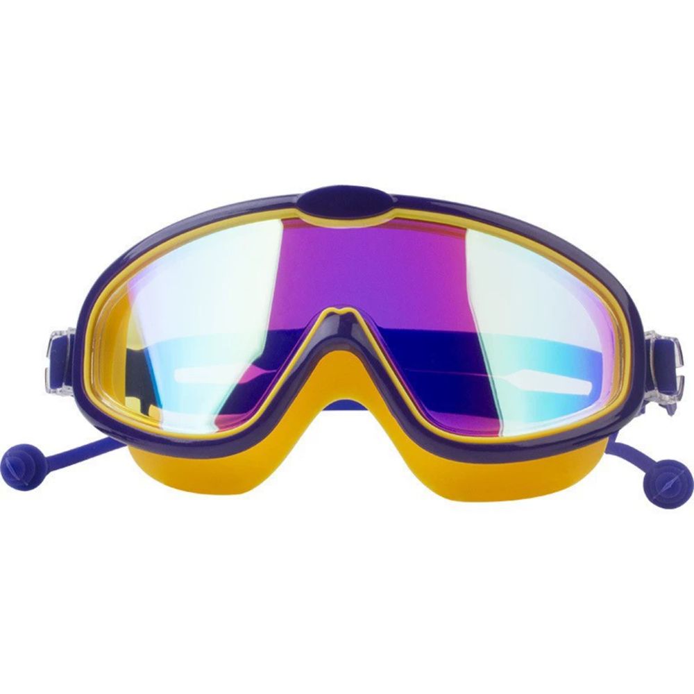 Swimming Goggles For Kids 3-15 Years with UV Shield and Ear Plugs, Wide View, Anti-Fog Protection - Main Image