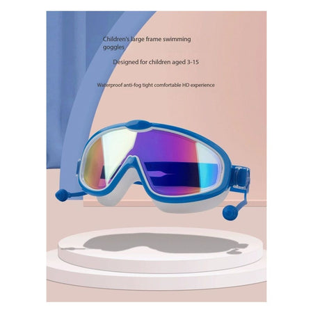 Swimming Goggles For Kids 3-15 Years with UV Shield and Ear Plugs, Wide View, Anti-Fog Protection - Image 5