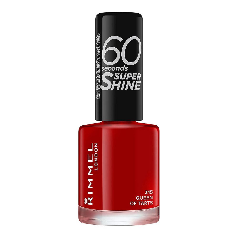 Rimmel 60 Second Super Shine Nail Polish, 8ml, 315 Queen Of Tarts - Image 2