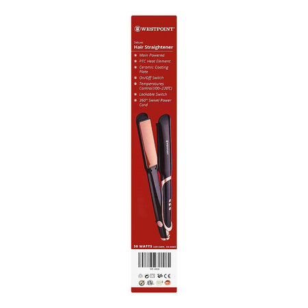 West Point Deluxe Hair Straightener, 50W, WF-6808 - Image 3