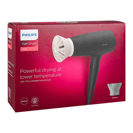 Philips 3000 Thermo Protect Hair Dryer, 1600W, BHD302/13 - Image 2
