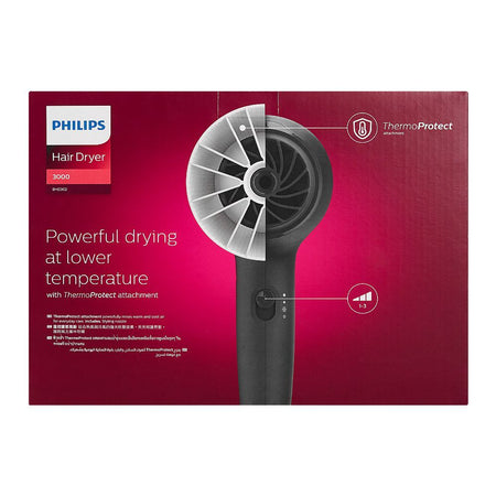 Philips 3000 Thermo Protect Hair Dryer, 1600W, BHD302/13 - Image 3