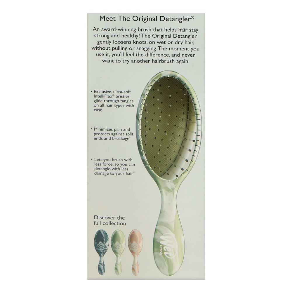 Wet Brush Original Detangler Hair Brush, Green (Water Color Waves), BWR830WTCGR - Image 5