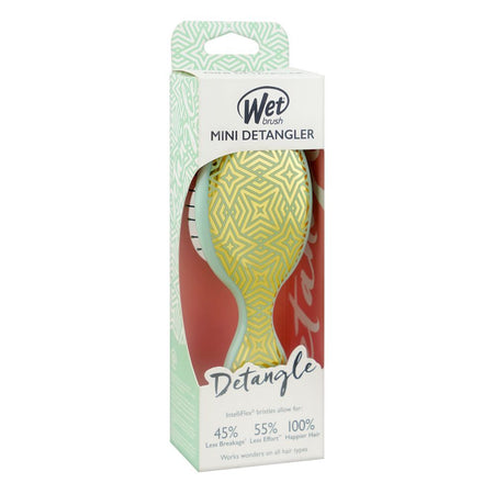 Wet Brush Mini Detangler Hair Brush, Geo-Jade (2022), BWR832GEOC - Image 3