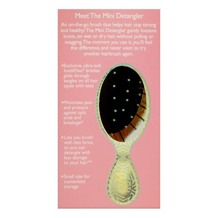 Wet Brush Mini Detangler Hair Brush, Geo-Jade (2022), BWR832GEOC - Image 5