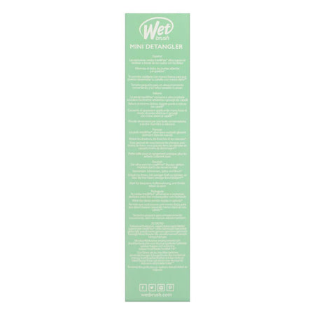 Wet Brush Mini Detangler Hair Brush, Geo-Jade (2022), BWR832GEOC - Image 7