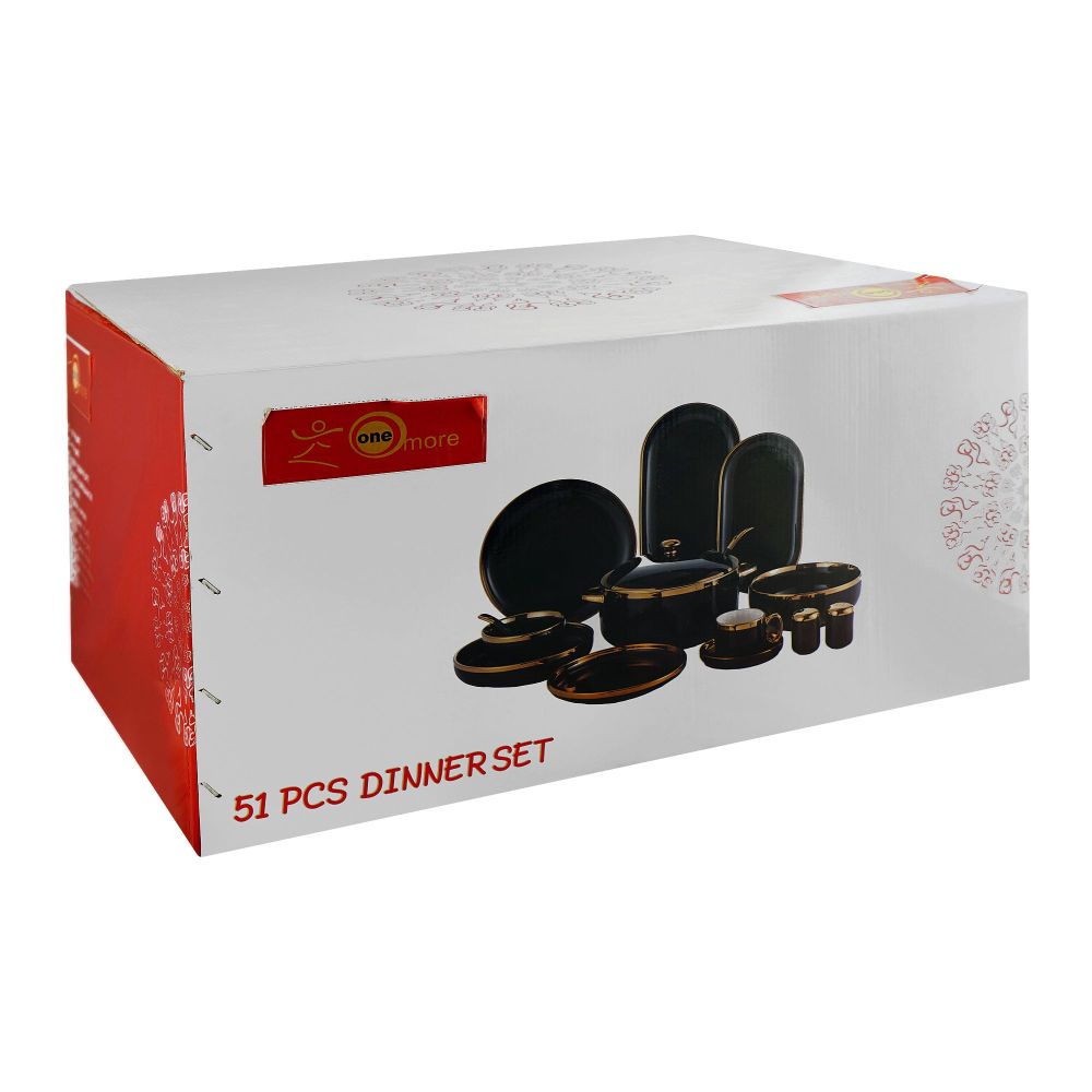 OneMore 51-Pieces Dinner Set, Complete Tableware for 12 Persons - Main Image