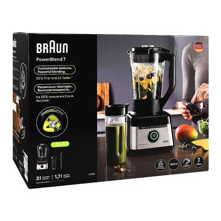 Braun Power Blend7 Jug Blender, 1400W, Black, JB-7551 - Image 4
