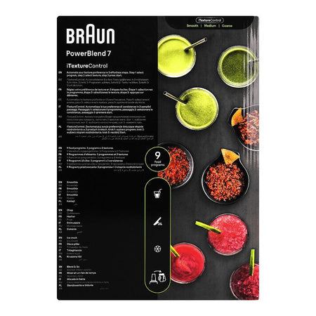 Braun Power Blend7 Jug Blender, 1400W, Black, JB-7551 - Image 6