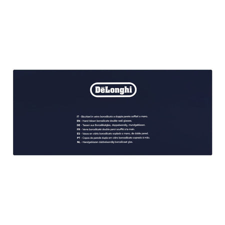DeLonghi Cappuccino Double Wall Thermal Glasses, Set of 6 (270ml), DLSC301 - Image 4