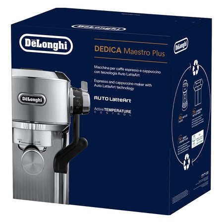 DeLonghi Dedica Maestro Plus Espresso & Cappuccino Coffee Machine, EC950M - Image 4