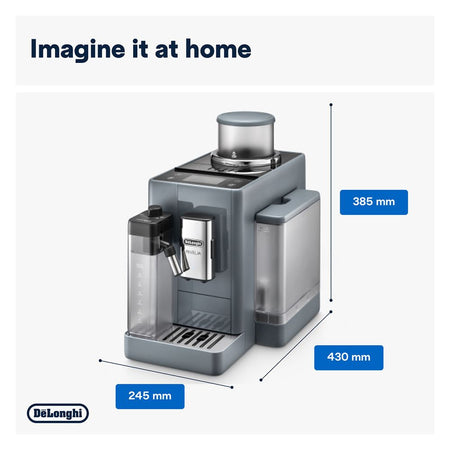 DeLonghi Rivelia Automatic Coffee Machine with LatteCrema Hot, EXAM440.55.G - Image 6