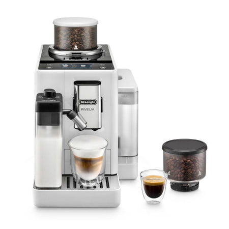 DeLonghi Rivelia Automatic Coffee Machine with LatteCrema Hot System, EXAM440.55.W - Main Image