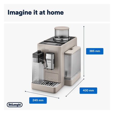 DeLonghi Rivelia Automatic Coffee Machine with LatteCrema Hot, EXAM440.55.BG - Image 7