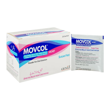 Movcol Sugar Free Sachets, 20-Pack - Main Image