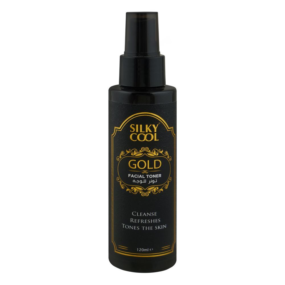 Silky Cool Gold Facial Toner with Salicylic Acid, For Pores & Acne, 120ml - Main Image