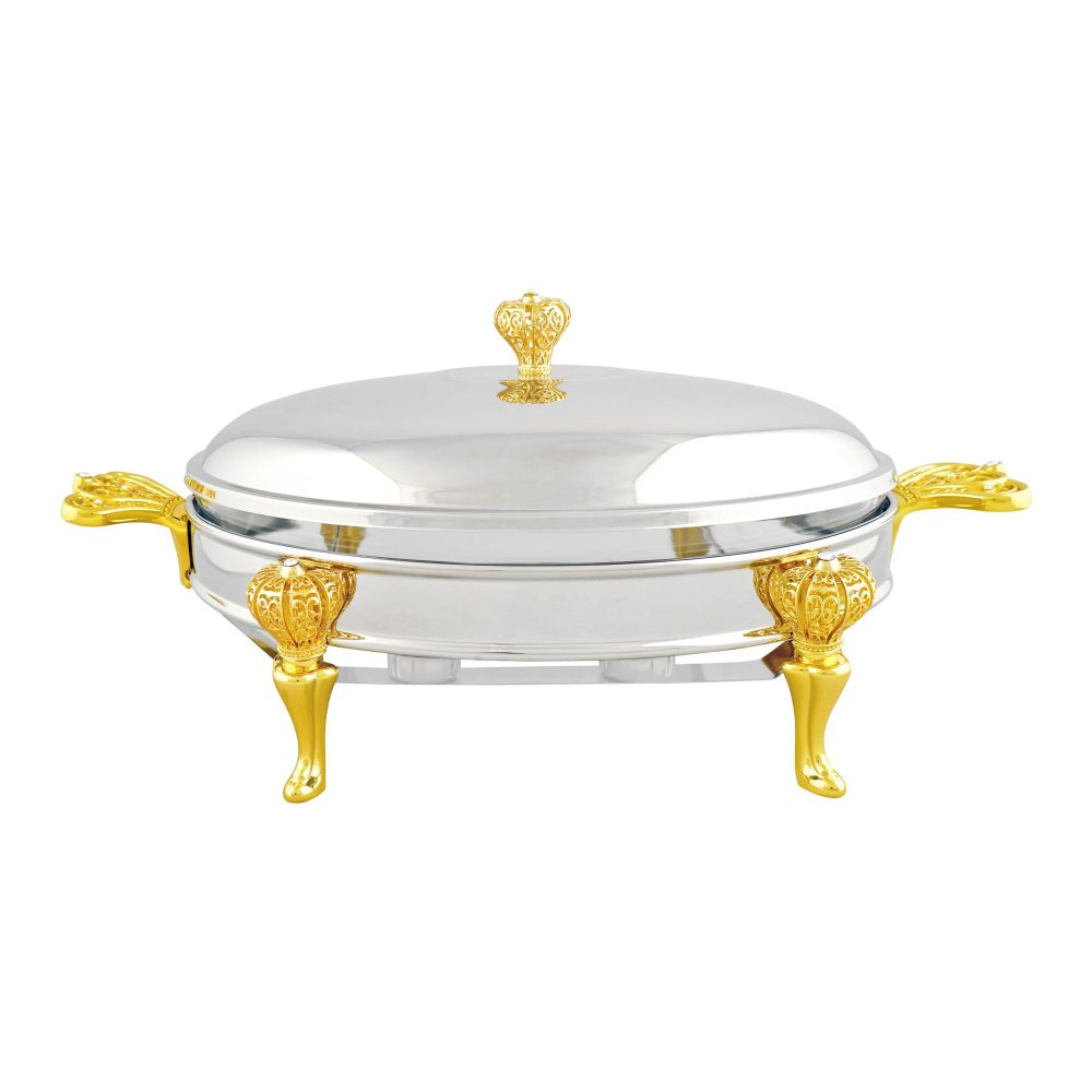Onemore Oval Casserole Serving Glass Dish - Buffet Food Warmer, 3 Liter, KC300SW - Main Image