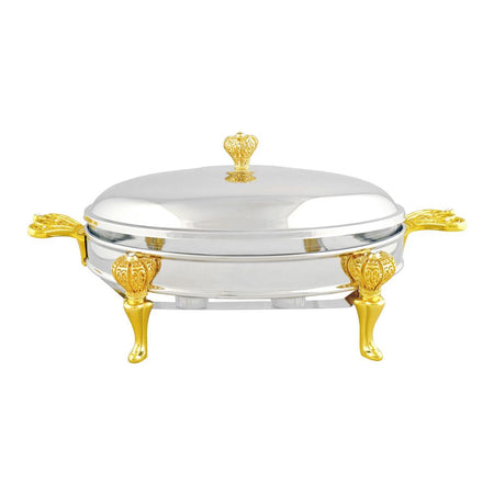 Onemore Oval Casserole Serving Glass Dish - Buffet Food Warmer, 3 Liter, KC300SW - Main Image