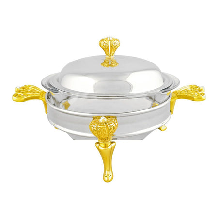 Onemore Oval Casserole Serving Glass Dish - Buffet Food Warmer, KC1300SW - Main Image