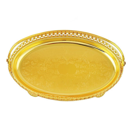 Alpen Berg Oval Serving Basket, Ideal For Table Décor, Orchid Gold, CD5515 - Image 3