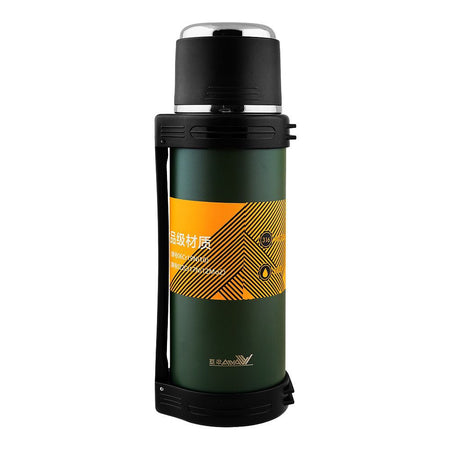 WAYA Portable Stainless Steel Thermos Water Bottle, 1700ml, Green, (HY13) 0001248 - Image 2