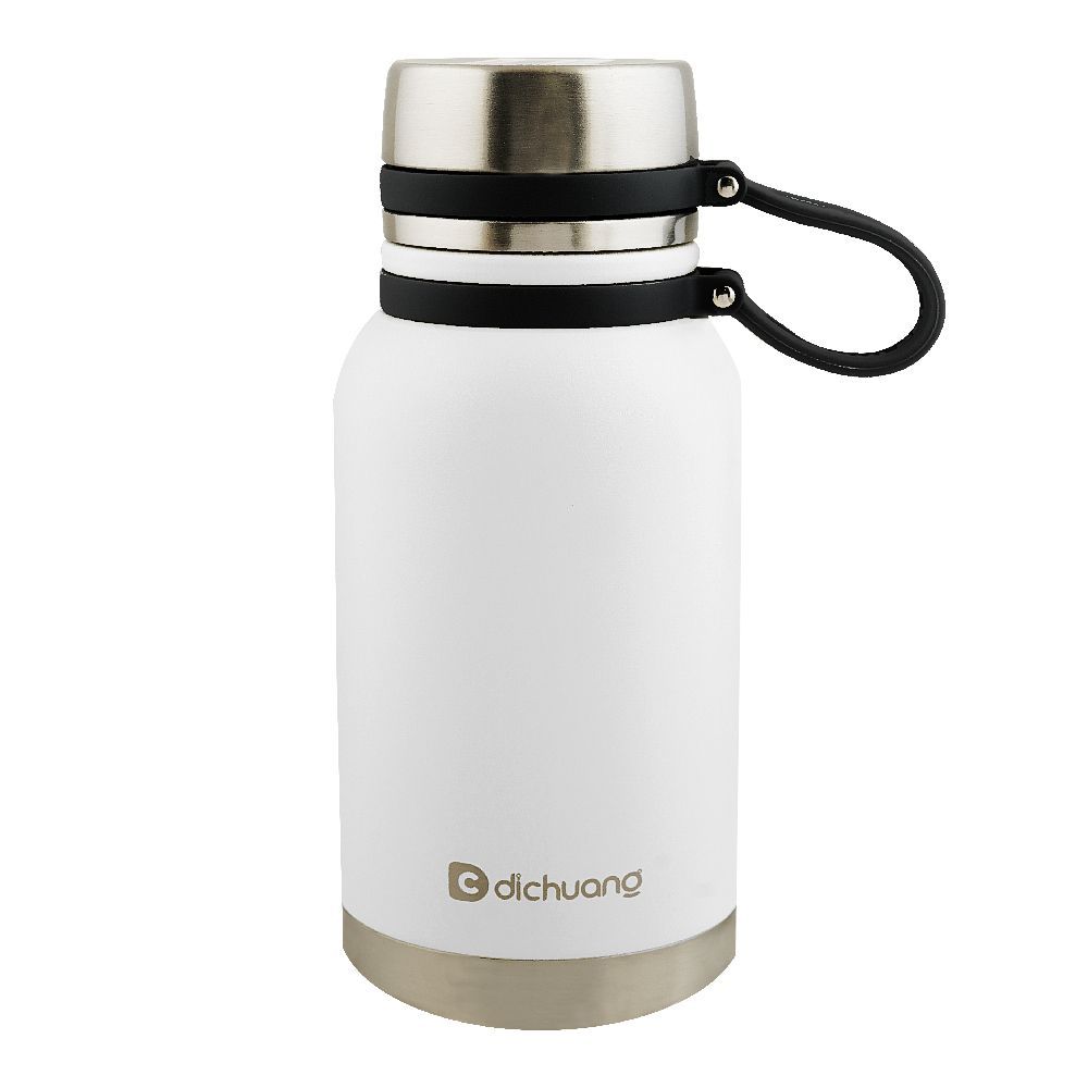 Stainless Steel Vacuum Insulated Water Bottle, White, (DC-8802) 0001249 - Main Image