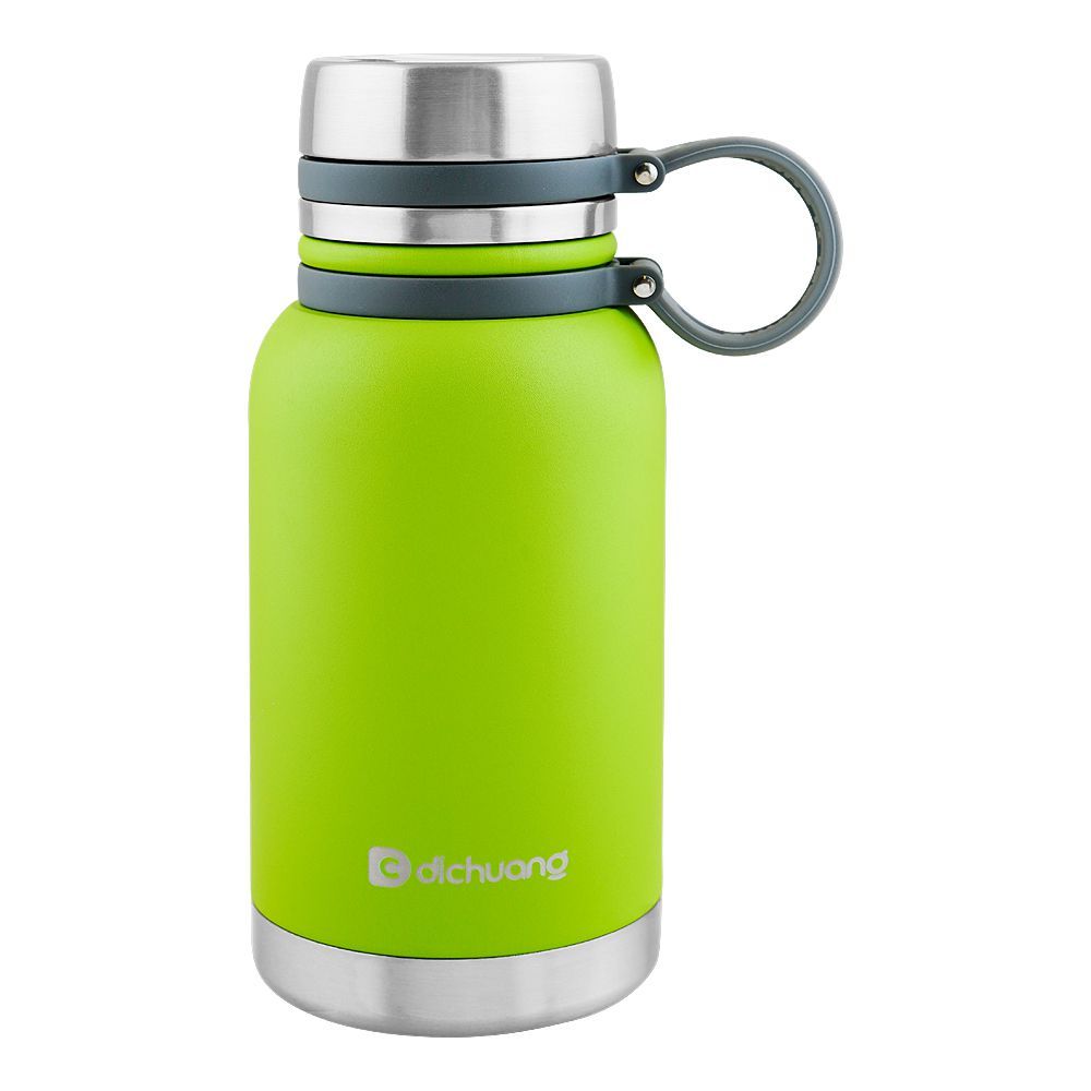 Stainless Steel Vacuum Insulated Water Bottle, Green, (DC-8802) 0001249 - Main Image