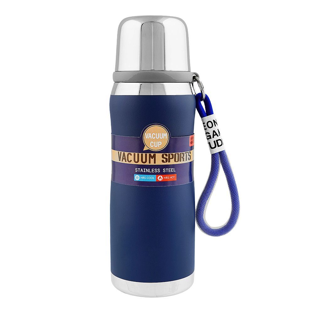 Steel Water Bottle, 650ml, Blue, (5899) 0001235 - Main Image