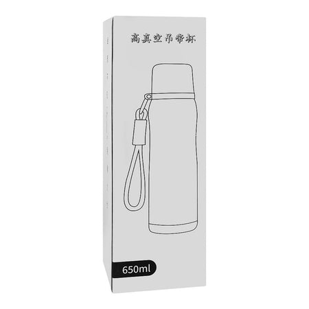 Steel Water Bottle, 650ml, Blue, (5899) 0001235 - Image 3