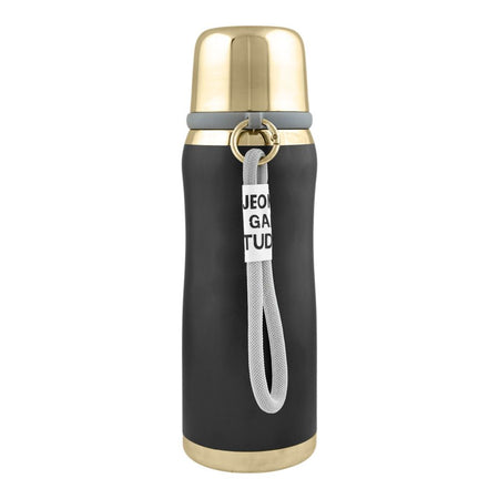 Steel Water Bottle, 650ml, Black, (5899) 0001235 - Main Image