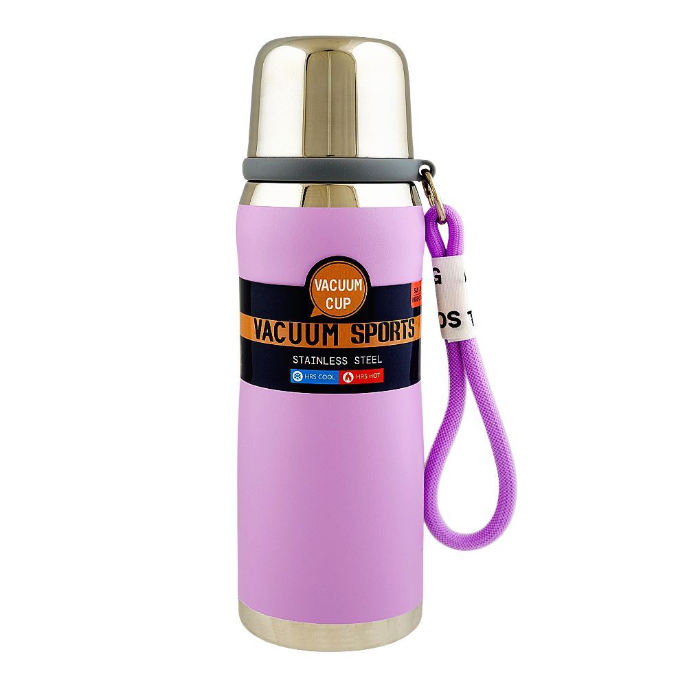 Steel Water Bottle, 650ml, Purple, (5899) 0001235 - Main Image