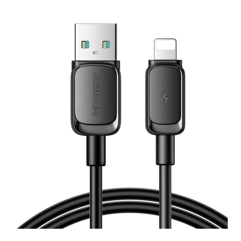 Joyroom Multi Color Series USB-A To Lightning Fast Charging Data Cable (1.2m/4ft, 3A), Black, S-A14 - Main Image
