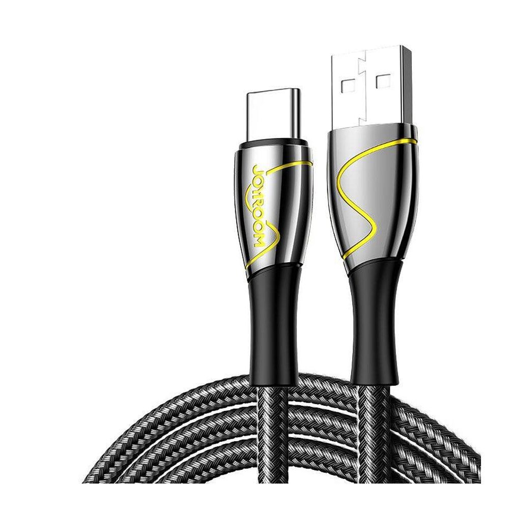 Joyroom Mermaid Series Type-C Fast Charging Data Cable (2m, 3A), Black, S-2030K6 - Main Image