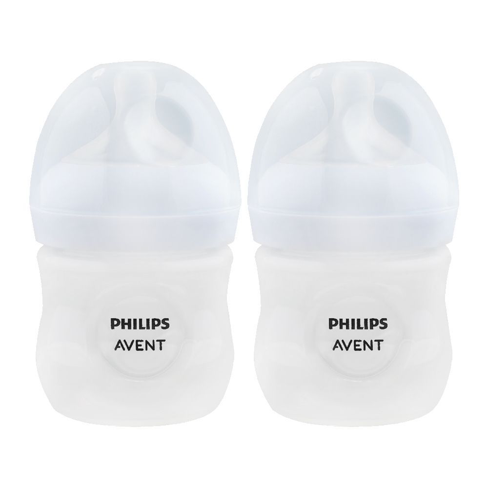 Avent Natural Response Baby Feeding Bottle, For 0m+, 125ml Each, 2-Pack, SCY900/02 - Main Image