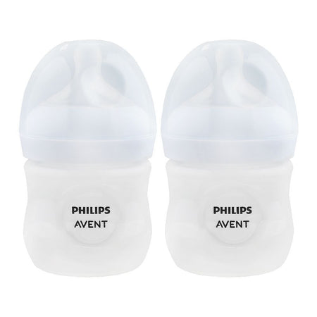 Avent Natural Response Baby Feeding Bottle, For 0m+, 125ml Each, 2-Pack, SCY900/02 - Main Image