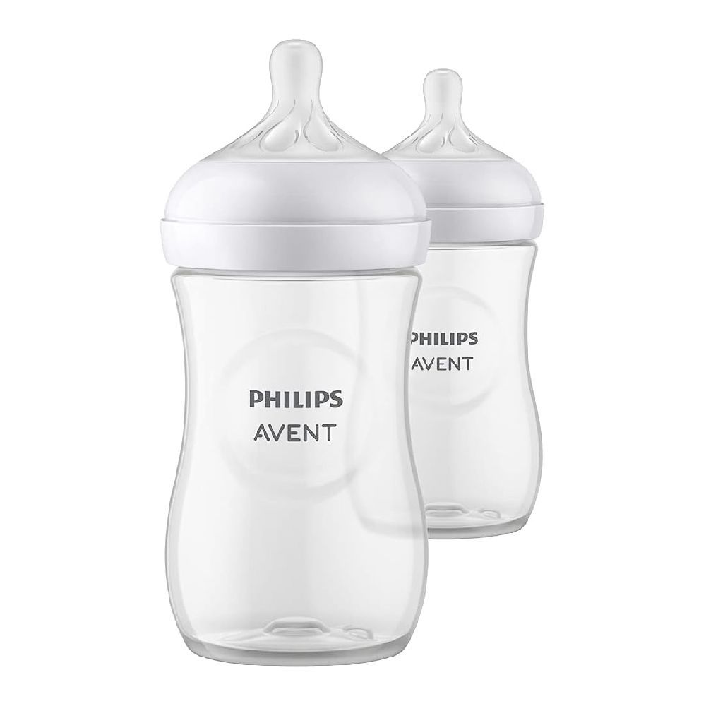 Avent Natural Response Baby Feeding Bottle, For 1m+, 260ml Each, 2-Pack, SCY903/02 - Main Image