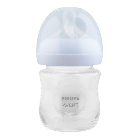 Avent Natural Response Baby Glass Feeding Bottle, For 0m+, 120ml, SCY930/01 - Main Image
