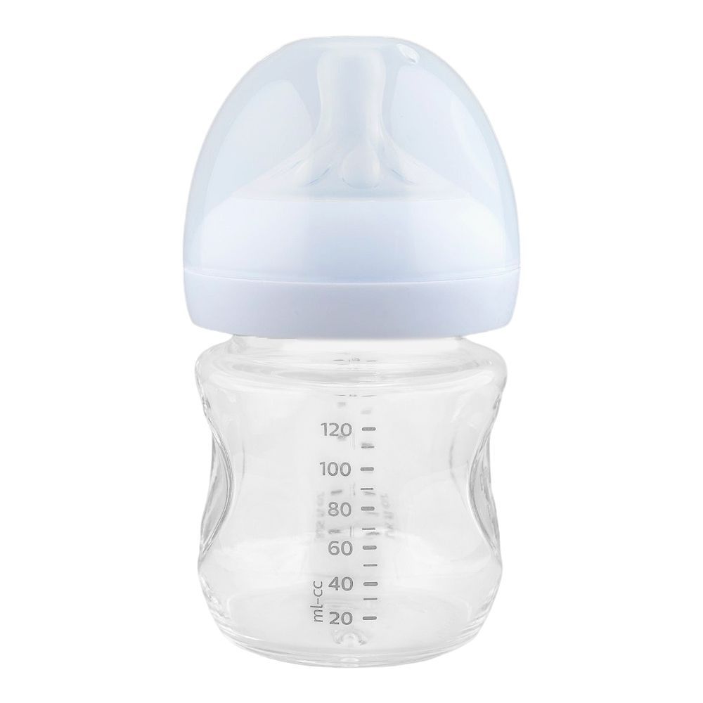 Avent Natural Response Baby Glass Feeding Bottle, For 0m+, 120ml, SCY930/01 - Image 2