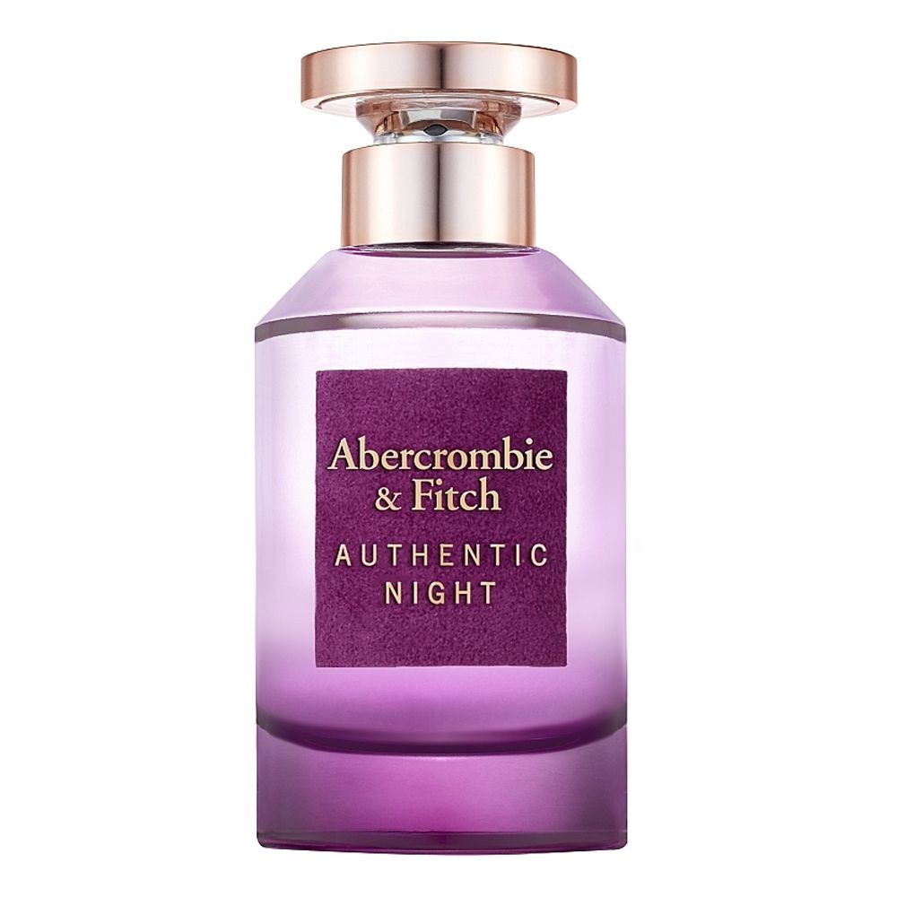 Abercrombie & Fitch Authentic Night Perfume, Eau de Parfum, For Women, 100ml - Main Image