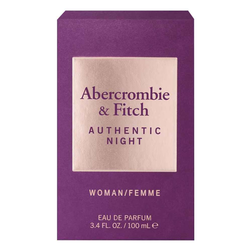 Abercrombie & Fitch Authentic Night Perfume, Eau de Parfum, For Women, 100ml - Image 3