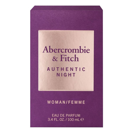 Abercrombie & Fitch Authentic Night Perfume, Eau de Parfum, For Women, 100ml - Image 3