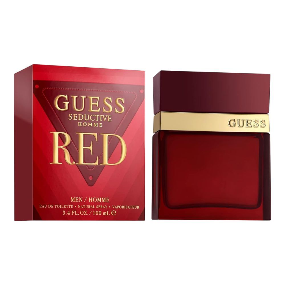 Guess Seductive Homme Red Perfume, Eau de Toilette, For Men, 100ml - Image 3